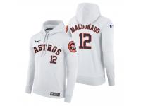 Men Houston Astros Martin Maldonado Nike White Home Hoodie