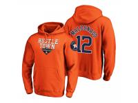 Men Houston Astros Martin Maldonado Orange 2019 American League Champions Hometown Battery Pullover Hoodie