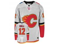 Men JAROME IGINLA CALGARY FLAMES ADIDAS AWAY NHL HOCKEY JERSEY