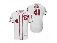 Men Joe Ross Washington Nationals White 2019 World Series Champions Flex Base Jersey