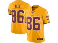 Men Jordan Reed Washington Redskins Nike Color Rush Limited Jersey - Gold