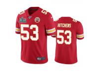 Men Kansas City Chiefs Anthony Hitchens Red Super Bowl LIV Vapor Limited Jersey 100th