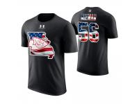 Men Kansas City Chiefs Ben Nieman #56 Stars and Stripes 2018 Independence Day American Flag T-Shirt