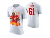 Men Kansas City Chiefs Curley Culp #61 White Cartoon And Comic Artistic Painting Retired Player T-Shirt