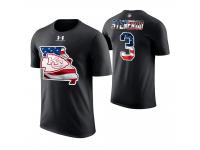 Men Kansas City Chiefs Jan Stenerud #3 Stars and Stripes 2018 Independence Day American Flag Retired Player T-Shirt