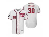 Men Koda Glover Washington Nationals White 2019 World Series Flex Base Jersey