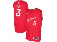 Men LA Clippers #3 Chris Paul Red 2016 Christmas Day NBA Swingman Jersey