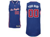Men Los Angeles Clippers adidas Custom Authentic Alternate Jersey - Royal