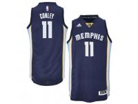 Men Memphis Grizzlies #11 Mike Conley 2014-15 New Swingman Road Blue Jersey