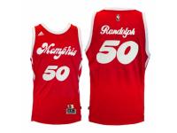 Men Memphis Grizzlies #50 Zach Randolph Red Hardwood Classic Night Swingman Jersey