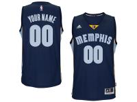 Men Memphis Grizzlies adidas Custom Swingman Road Jersey - Navy