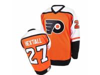 Men Mitchell and Ness Philadelphia Flyers #27 Ron Hextall Premier Orange Throwback NHL Jersey