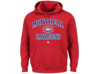 Men Montreal Canadiens Majestic Heart & Soul Hoodie - Red