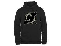 Men New Jersey Devils Black Rink Warrior Pullover Hoodie