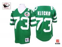 Men NFL New York Jets #73 Joe Klecko Throwback Home Green Mitchell and Ness Jersey