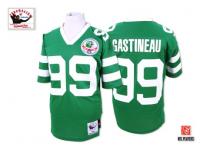 Men NFL New York Jets #99 Mark Gastineau Throwback Home Green Mitchell and Ness Jersey