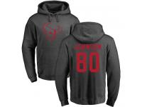 Men Nike Andre Johnson Ash One Color - NFL Houston Texans #80 Pullover Hoodie