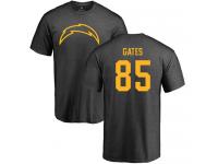 Men Nike Antonio Gates Ash One Color - NFL Los Angeles Chargers #85 T-Shirt