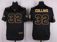 Men Nike Atlanta Falcons #32 Jalen Collins Pro Line Black Gold Collection Jersey