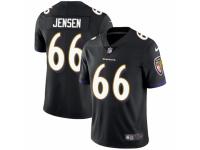 Men Nike Baltimore Ravens #66 Ryan Jensen Black Alternate Vapor Untouchable Limited Player NFL Jersey