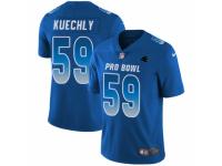 Men Nike Carolina Panthers #59 Luke Kuechly Limited Royal Blue 2018 Pro Bowl NFL Jersey