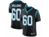 Men Nike Carolina Panthers #60 Daryl Williams Black Team Color Vapor Untouchable Limited Player NFL Jersey