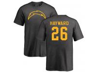 Men Nike Casey Hayward Ash One Color - NFL Los Angeles Chargers #26 T-Shirt