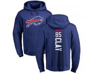 Men Nike Charles Clay Royal Blue Backer - NFL Buffalo Bills #85 Pullover Hoodie