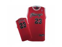 Men Nike Chicago Bulls #23 Michael Jordan Swingman Red Throwback NBA Jersey