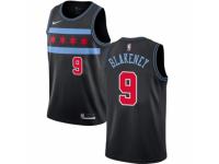 Men Nike Chicago Bulls #9 Antonio Blakeney Black NBA Jersey - City Edition
