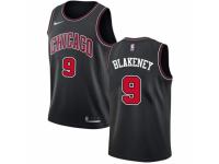 Men Nike Chicago Bulls #9 Antonio Blakeney Black NBA Jersey Statement Edition