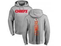 Men Nike Chris Conley Ash Backer - NFL Kansas City Chiefs #17 Pullover Hoodie