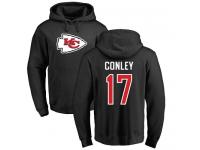 Men Nike Chris Conley Black Name & Number Logo - NFL Kansas City Chiefs #17 Pullover Hoodie