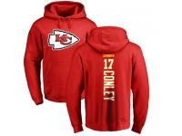 Men Nike Chris Conley Red Backer - NFL Kansas City Chiefs #17 Pullover Hoodie