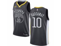 Men Nike Golden State Warriors #10 Tim Hardaway  Black Alternate NBA Jersey - Statement Edition