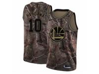 Men Nike Golden State Warriors #10 Tim Hardaway Swingman Camo Realtree Collection NBA Jersey