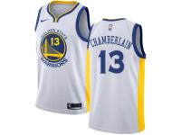 Men Nike Golden State Warriors #13 Wilt Chamberlain White Home NBA Jersey - Association Edition