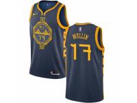 Men Nike Golden State Warriors #17 Chris Mullin Navy Blue NBA Jersey - City Edition