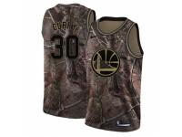 Men Nike Golden State Warriors #30 Stephen Curry Swingman Camo Realtree Collection NBA Jersey