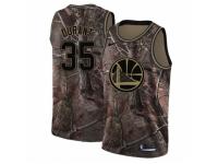 Men Nike Golden State Warriors #35 Kevin Durant Swingman Camo Realtree Collection NBA Jersey