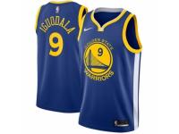 Men Nike Golden State Warriors #9 Andre Iguodala  Royal Blue Road NBA Jersey - Icon Edition