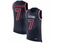 Men Nike Houston Texans #7 Kaimi Fairbairn Navy Blue Rush Player Name & Number Tank Top NFL Jersey