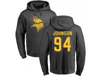 Men Nike Jaleel Johnson Ash One Color - NFL Minnesota Vikings #94 Pullover Hoodie