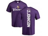 Men Nike Jaleel Johnson Purple Backer - NFL Minnesota Vikings #94 T-Shirt