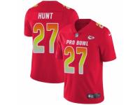 Men Nike Kansas City Chiefs #27 Kareem Hunt Limited Red 2018 Pro Bowl NFL Jersey