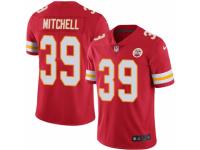Men Nike Kansas City Chiefs #39 Terrance Mitchell Red Team Color Vapor Untouchable Limited Player NFL Jersey
