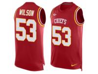 Men Nike Kansas City Chiefs #53 Ramik Wilson Limited Red Player Name & Number Tank Top NFL Jersey