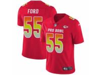 Men Nike Kansas City Chiefs #55 Dee Ford Limited Red AFC 2019 Pro Bowl NFL Jersey