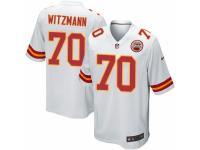Men Nike Kansas City Chiefs #70 Bryan Witzmann Game White NFL Jersey