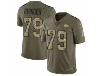 Men Nike Kansas City Chiefs #79 Parker Ehinger Limited Olive/Camo 2017 Salute to Service NFL Jersey